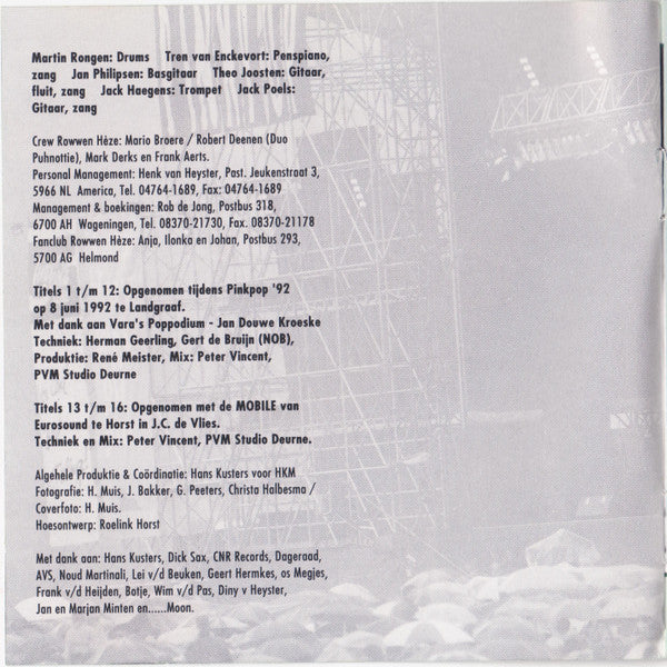 Rowwen Hèze : In De Wei (CD)