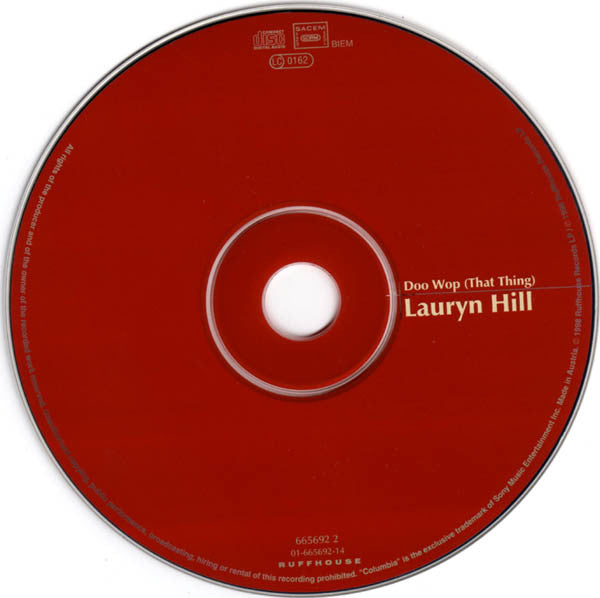Lauryn Hill : Doo Wop (That Thing) (CD, Maxi)