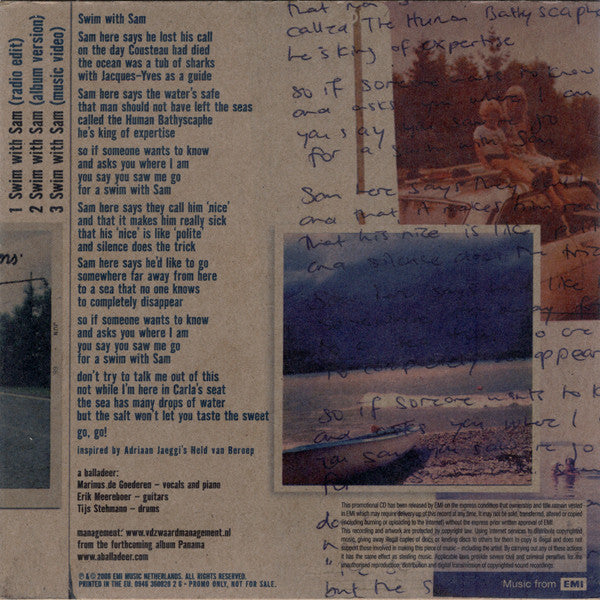 A Balladeer : Swim With Sam (CD, Enh, Promo)