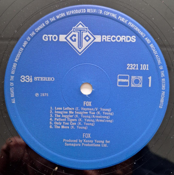 Fox (3) : Fox (LP, Album)