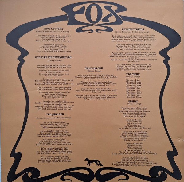 Fox (3) : Fox (LP, Album)