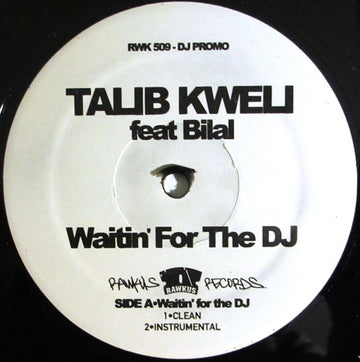 Talib Kweli : Waitin' For The DJ (12", Promo)