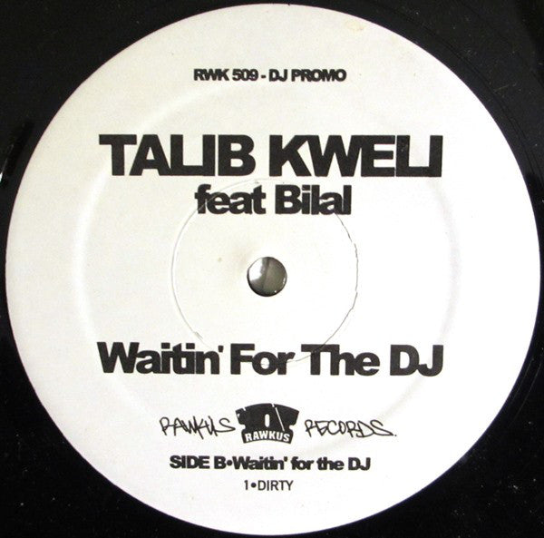 Talib Kweli : Waitin' For The DJ (12", Promo)