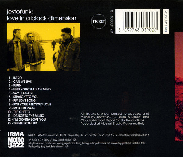 Jestofunk : Love In A Black Dimension (CD, Album)