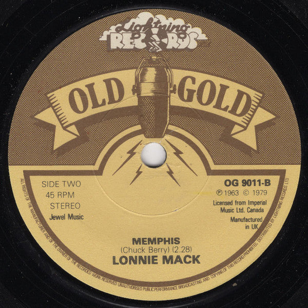 Chris Montez / Lonnie Mack : Let's Dance / Memphis (7", Single, Mono, RP, Lab)
