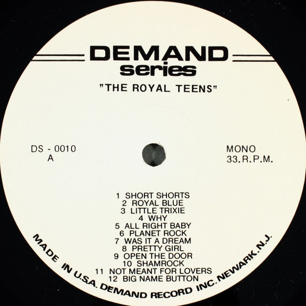 The Royal Teens : Believe Me (LP, Comp, Mono, Unofficial)