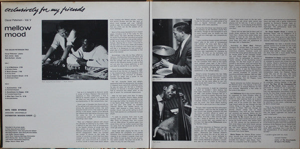 Oscar Peterson : Mellow Mood (LP, Album, Gat)
