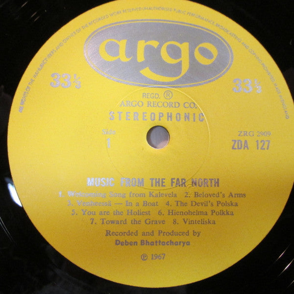 Deben Bhattacharya : Music From The Far North (LP)
