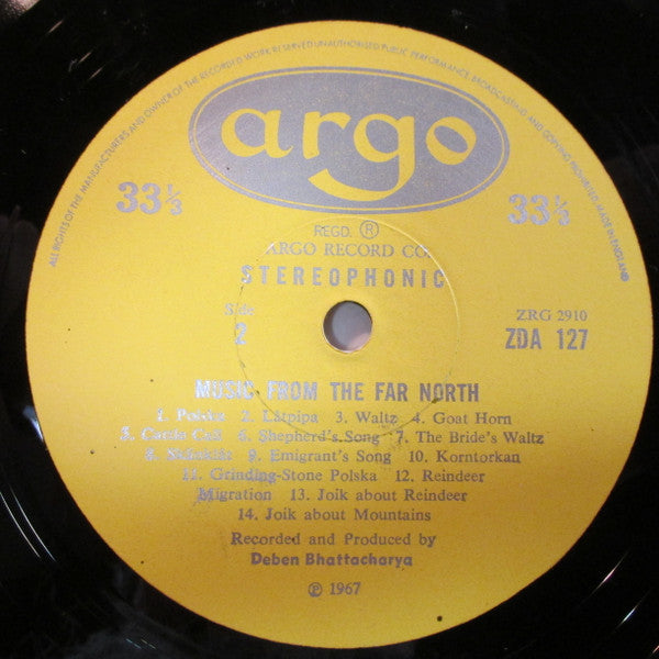 Deben Bhattacharya : Music From The Far North (LP)