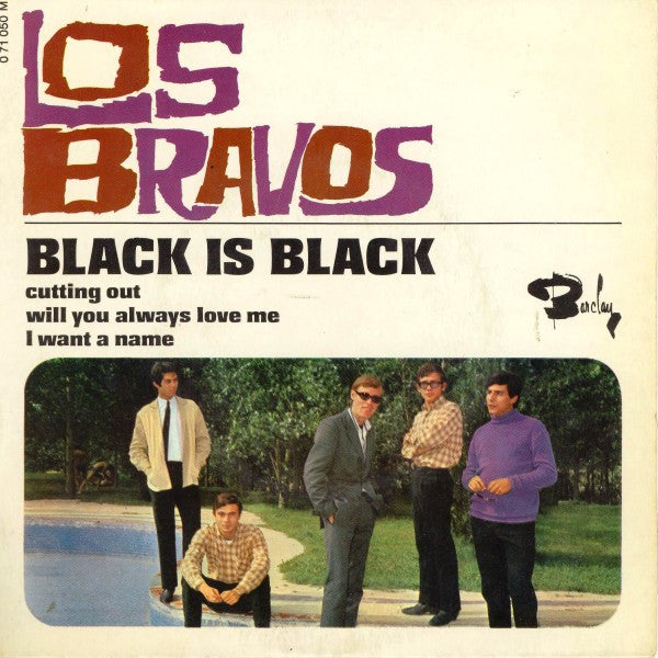 Los Bravos : Black Is Black (7", EP, RP)