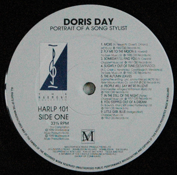Doris Day : Portrait Of A Song Stylist (LP, Comp)