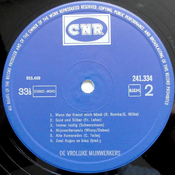 De Vrolijke Mijnwerkers : De Vrolijke Mijnwerkers (LP, Comp)