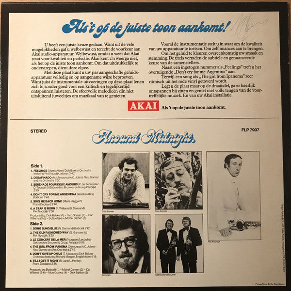 Various : Around Midnight (LP, Comp, Red)