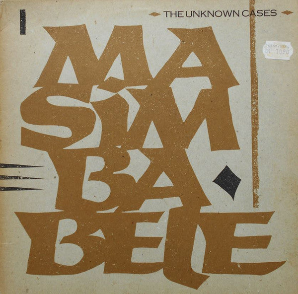 The Unknown Cases : Masimba Bele (12")