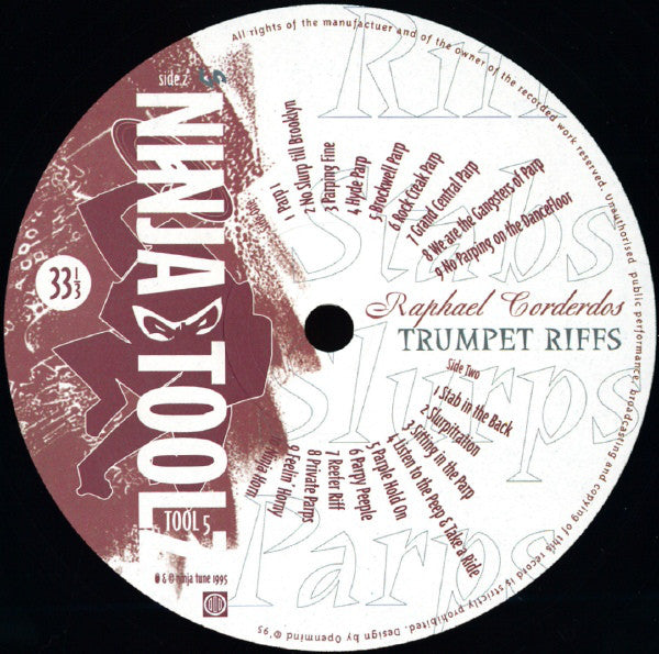 Raphael Corderdos : Trumpet Riffs (Riffs, Stabbs, Slurps & Parps For Music Makers & DJs) (LP, Album)