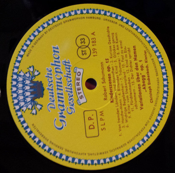 Robert Schumann - Christoph Eschenbach : Kinderszenen - Abegg Variationen - Intermezzi - Waldszenen (LP, Album)