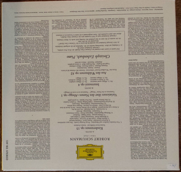 Robert Schumann - Christoph Eschenbach : Kinderszenen - Abegg Variationen - Intermezzi - Waldszenen (LP, Album)