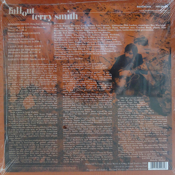 Terry Smith : Fall Out (LP, Album, RE)
