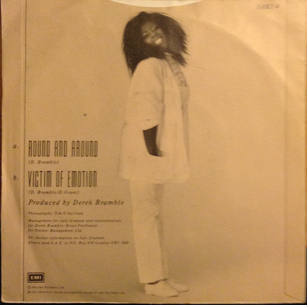 Jaki Graham : Round And Around (7", Single, Sil)