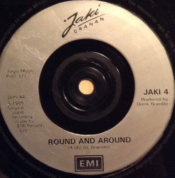 Jaki Graham : Round And Around (7", Single, Sil)
