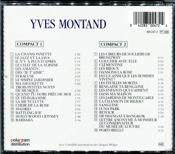 Yves Montand : Yves Montand  (2xCD, Comp)