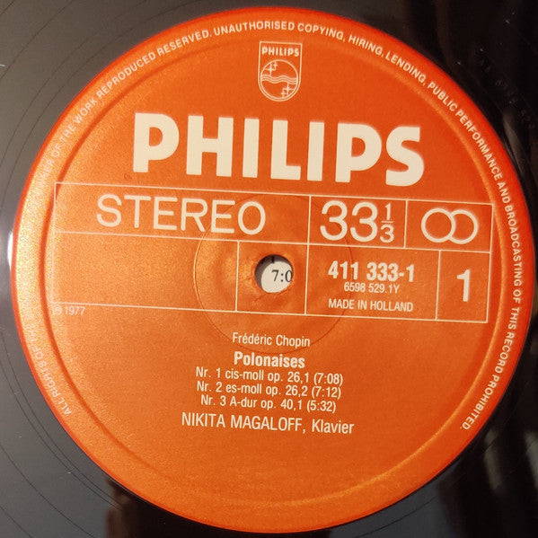 Nikita Magaloff, Frédéric Chopin : Complete Polonaises (2xLP, RE, Box)
