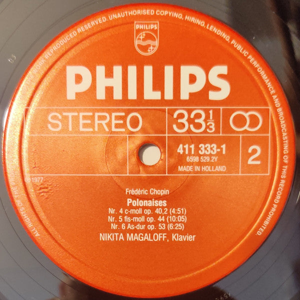 Nikita Magaloff, Frédéric Chopin : Complete Polonaises (2xLP, RE, Box)