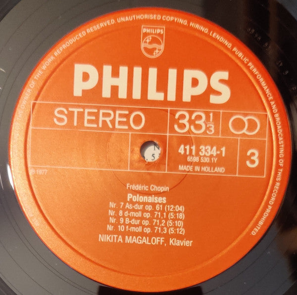 Nikita Magaloff, Frédéric Chopin : Complete Polonaises (2xLP, RE, Box)