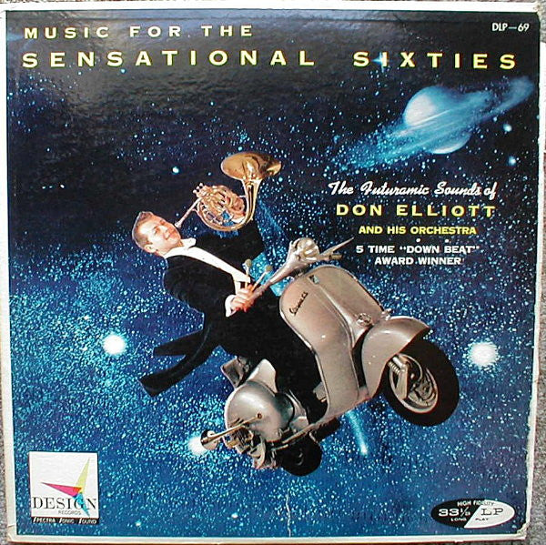 Don Elliott And His Orchestra : Music For The Sensational Sixties (LP, Album, Mono)
