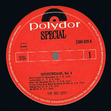 Bee Gees : Superstarshine Vol. 4 (LP, Comp)