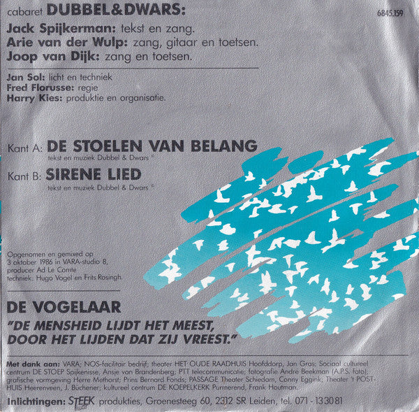 Dubbel & Dwars : De Vogelaar (7", Single)