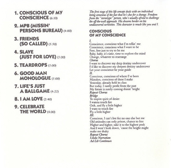 Womack & Womack : Conscience (CD, Album)