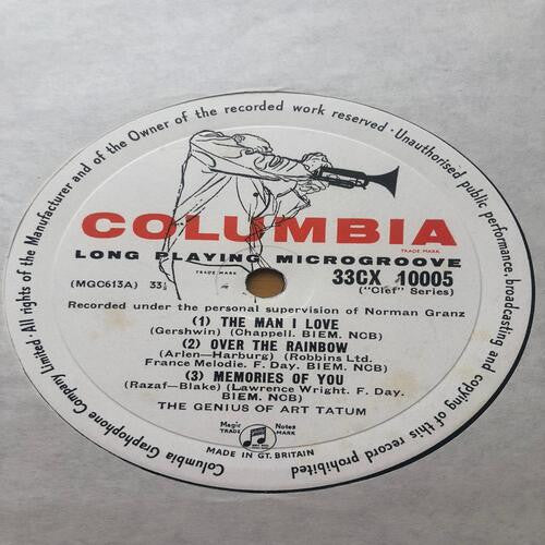 Art Tatum : The Genius Of Art Tatum (LP, Mono)