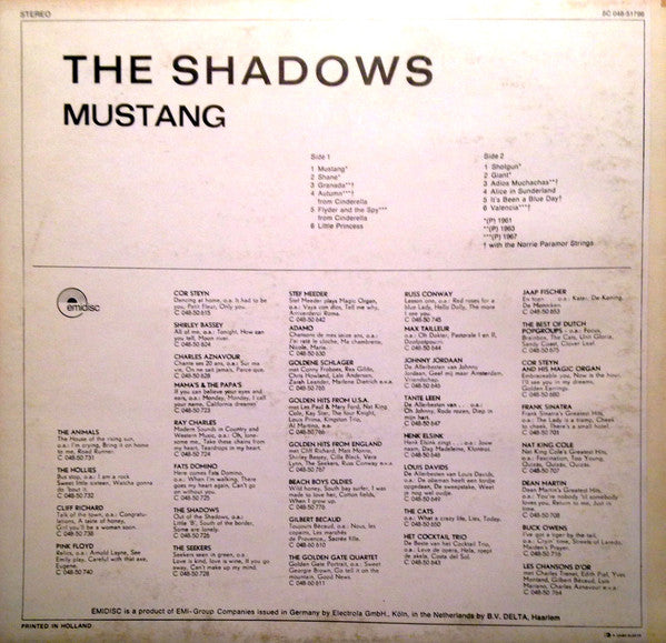 The Shadows : Mustang (LP, Comp)