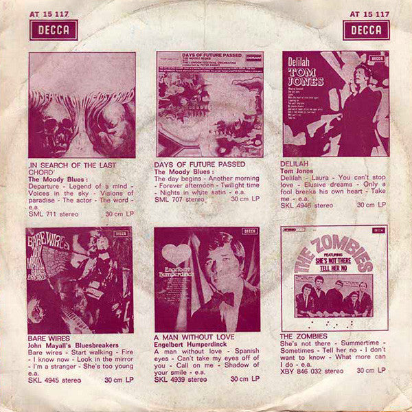 Billie Davies* : I Want You To Be My Baby (7", Single)