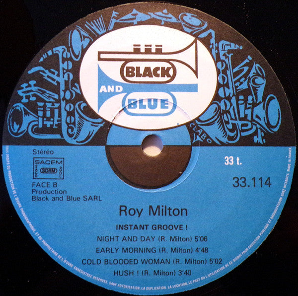 Roy Milton : Instant Groove (LP, Album)