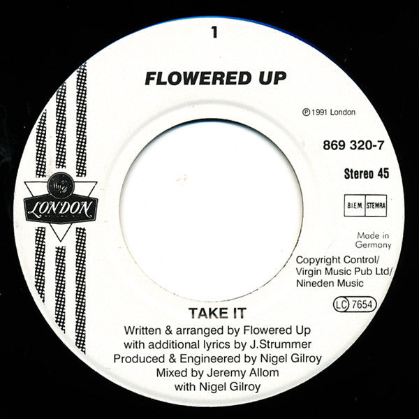 Flowered Up : Take It (7")