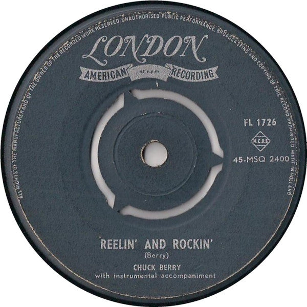 Chuck Berry : Sweet Little Sixteen (7", Single, Mono)