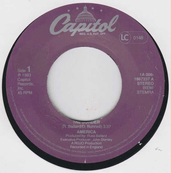 America (2) : The Border (7", Single)