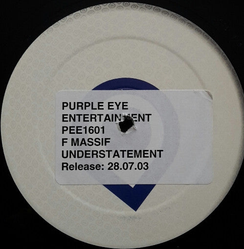 F. Massif : Understatement (12", Promo)
