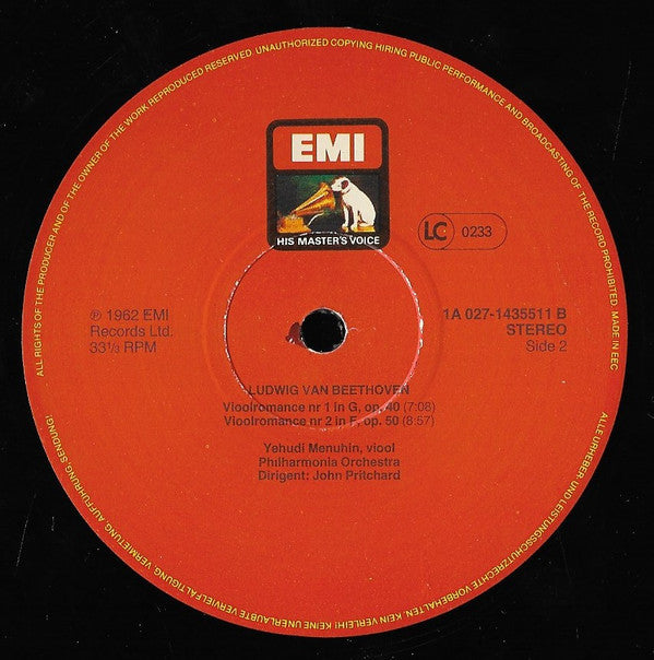 Various : Beethoven Tripelconcert . Vioolromances Nrs. 1 & 2 (LP, Comp)