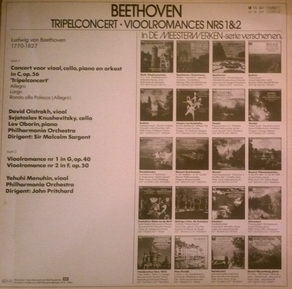 Various : Beethoven Tripelconcert . Vioolromances Nrs. 1 & 2 (LP, Comp)