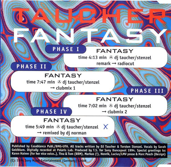 Taucher : Fantasy (CD, Maxi)