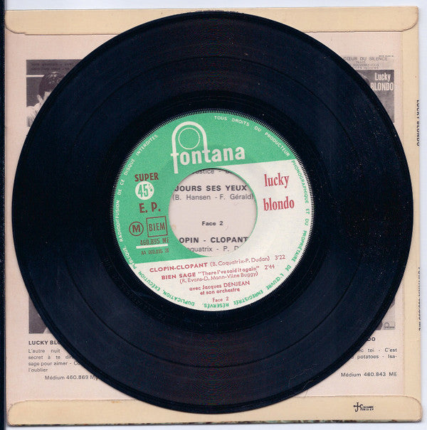 Lucky Blondo : Tu Me Regretteras (7", EP)