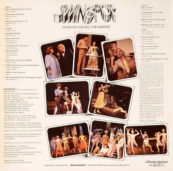 Various : Swingpop - Een Nieuwe Musical Van Seth Gaaikema (LP, Album)