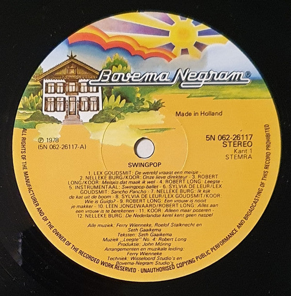 Various : Swingpop - Een Nieuwe Musical Van Seth Gaaikema (LP, Album)