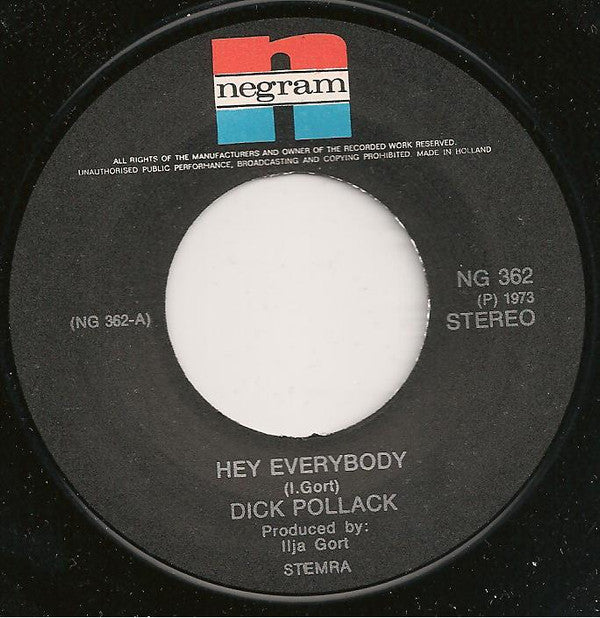 Dick Polak : Hey Everybody (7", Single)