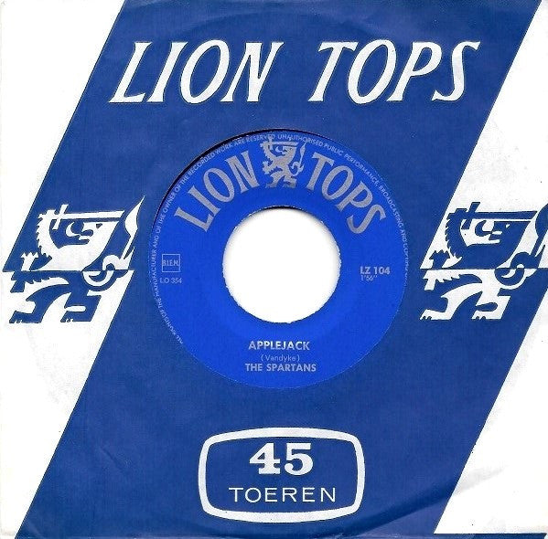 The Spartans (3) / Tim Reynolds (2) : Applejack / Blue Velvet (7")