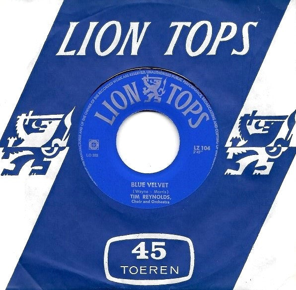 The Spartans (3) / Tim Reynolds (2) : Applejack / Blue Velvet (7")
