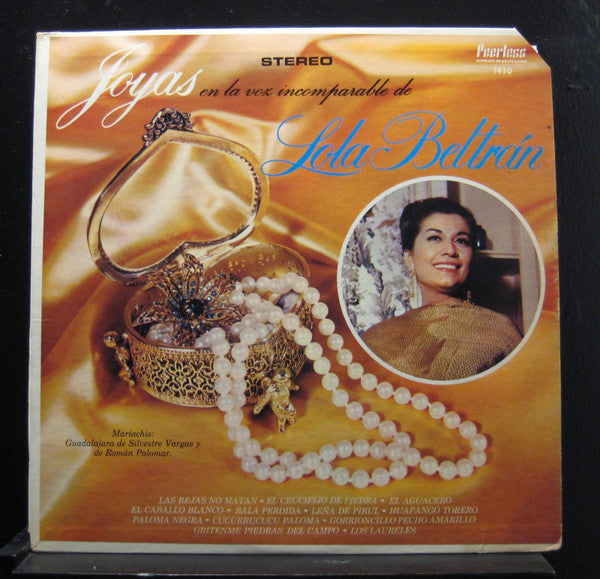 Lola Beltrán : Joyas En La Vox Incomparable De Lola Beltrán (LP, Album)